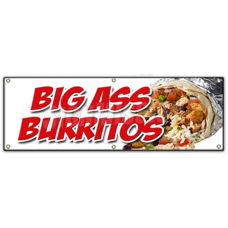 Signmission BIG A* BURRITOS BANNER SIGN huge large extra enormous meal mexican eat B-72 Big A Burritos